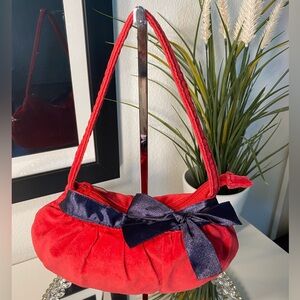 NWOT OshKosh B’gosh Velvet Pochette With Bow